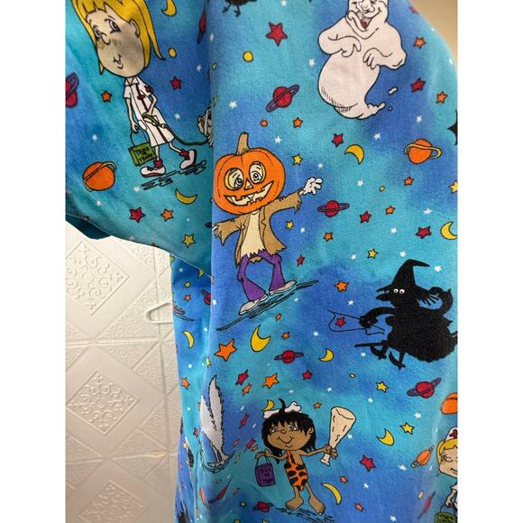 SCRUBS XL SB Fashion Scrubs TOP Blue 48 pit chest Halloween 3 pockets - Picture 11 of 15